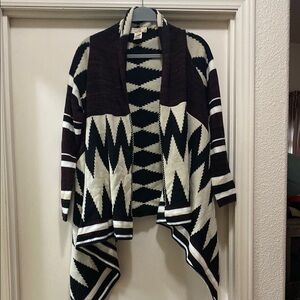 Rhapsody Open Front Cardigan size M